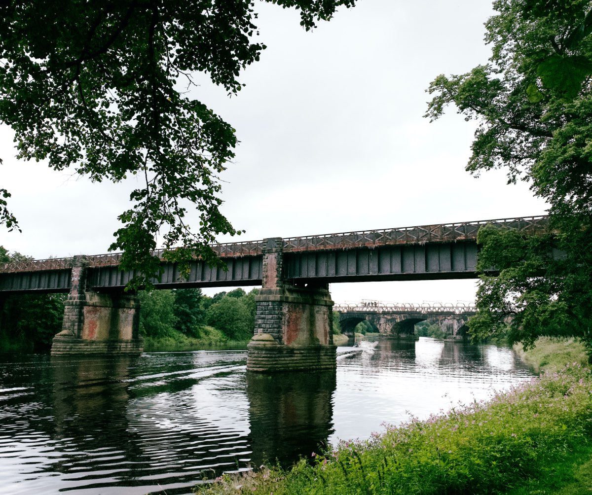 Leyland bridge and river