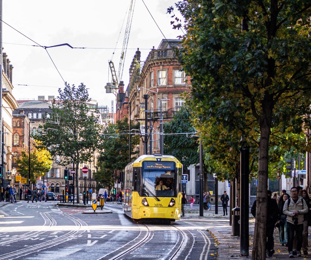 Tram in Manchester